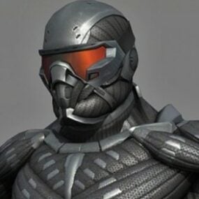 3d модель персонажа робота-нанокостюма Crysis