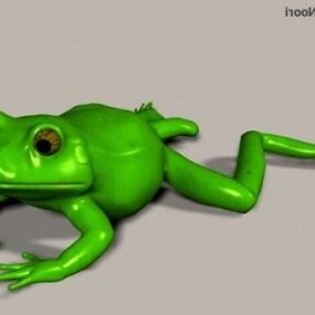 דגם תלת מימד של צפרדע