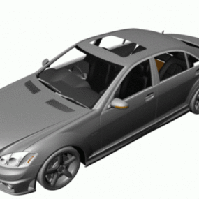 梅赛德斯奔驰S65汽车3d模型