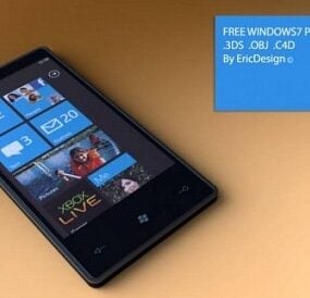 Windows Phone 7 3d-modell