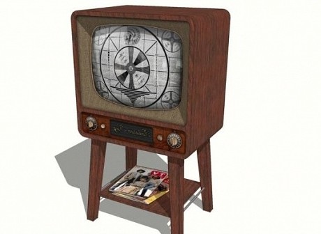 Vintage-televisio