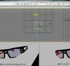 3d Glasses 3d model