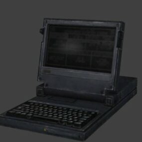 Model 3D Laptop Alien