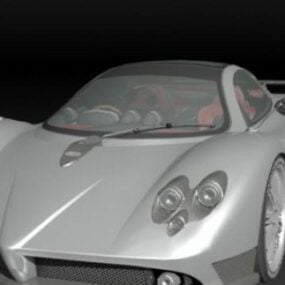 पगानी ज़ोंडा एफ कार 3डी मॉडल