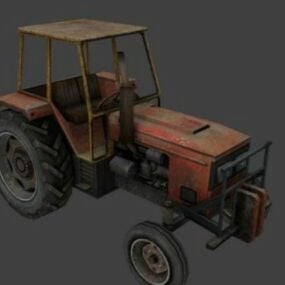 Model traktor 3d