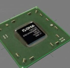 780g AMD チップセット 3D モデル