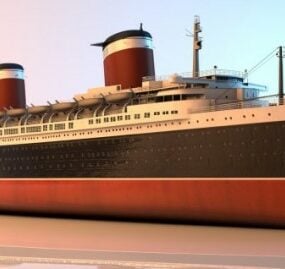 Ss USA Cruise 3D-Modell