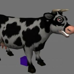 Fette Kuh 3D-Modell