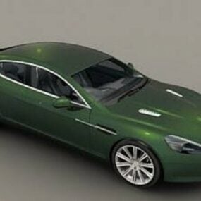 Aston Martin Rapide bil 3d-modell