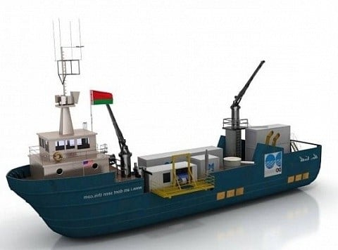 Container Ship Free 3d Model Obj Open3dmodel 7012