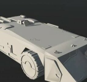 Buitenaardse auto 3D-model