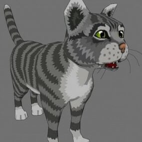 Cartoon Cat 3d model
