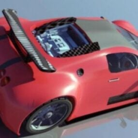 Model 3D samochodu Bugatti Veyron