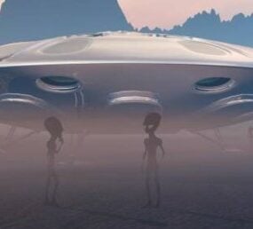 UFO-3D-Modell