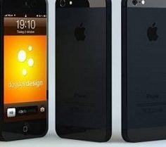 Múnla Apple Iphone 5 3d saor in aisce