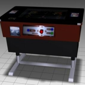 Cocktail Table Arcade Machine 3d model