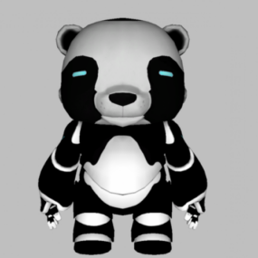 Jax Panda Robot 3d model