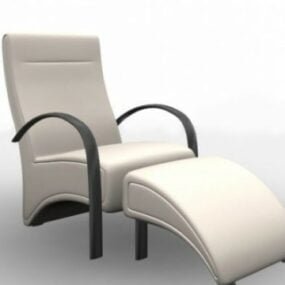 Model 3D łatwego krzesła