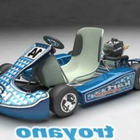 Kart voertuig 3D-model