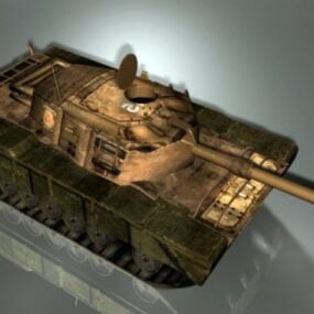 مدل T80 Tank 3d