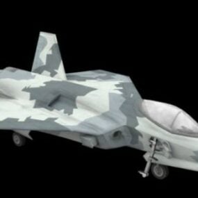 Black Ops Aircraft Fighter 3D-Modell