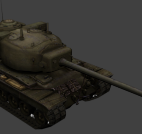 Rysk T29 Tank 3d-modell