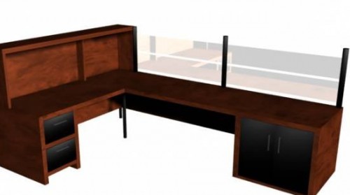 Wooden Office Pc Desk