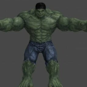 3D model postavy Hulka