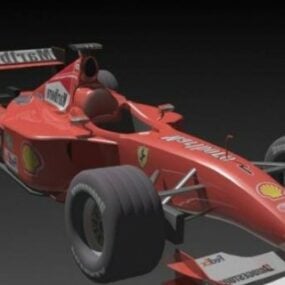 Ferrari F1 bil 3d-modell