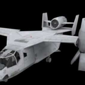 Black Ops Vtol Ship 3d-modell