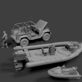 Model 3D samochodu Farcry 3