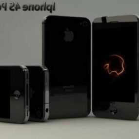 4д модель телефона Apple Iphone 3s