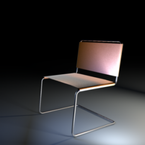 Modello 3d di sedia da ufficio moderna