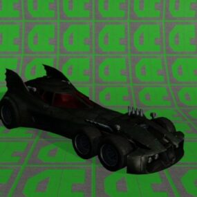 3д модель автомобиля Бэтмобиль из фильма