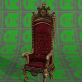 Duke Throne Chair 3d model