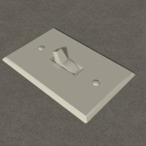 Typical Electronics Light Switch 3d model