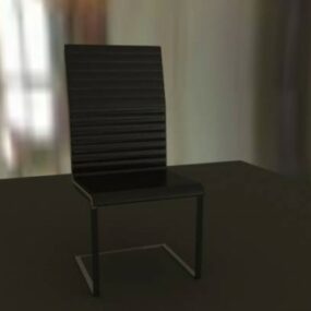 Modelo 3d de cadeira simples e moderna