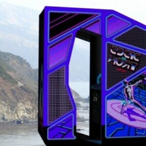مدل 3 بعدی Discs Of Tron Sitdown Arcade Machine