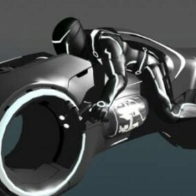 موتور سیکلت ترون لایت سیکلت مدل سه بعدی