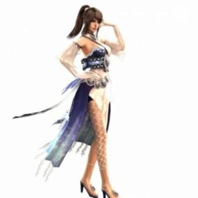 Asoka Girl Character 3d-modell