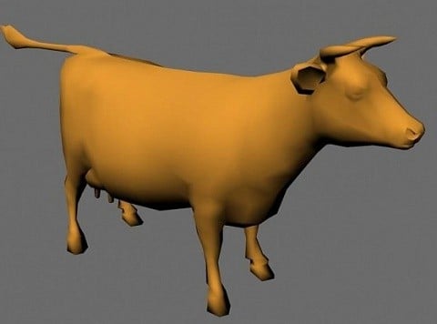 Cow Low Poly