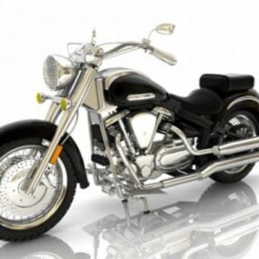 موتور سیکلت یاماها Xvs 1100 مدل سه بعدی