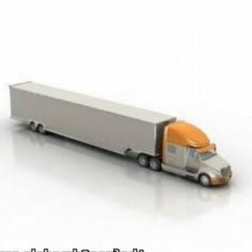 拖车卡车3d模型
