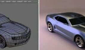 Porche Camaro Auto 3D-model