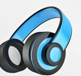 Moderní 3D model sluchátek