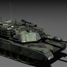 Modelo 1D do tanque EUA M3 Abrams