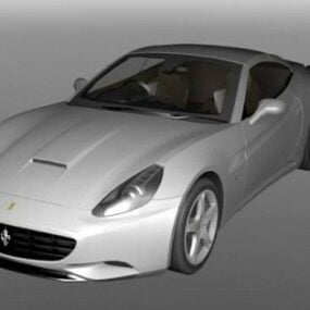 Model 3D samochodu Ferrari w Kalifornii