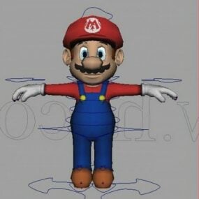 Mario Maya Model 3d pelantar
