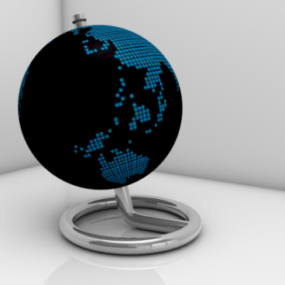 Modern Desk Globe 3d model