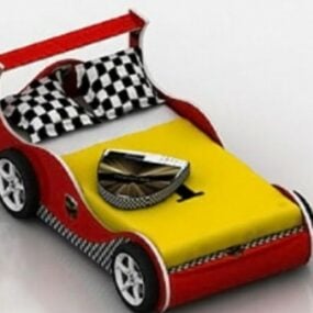 Formel 1 Bed Design 3d-modell